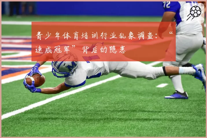 青少年体育培训行业乱象调查:“速成冠军”背后的隐患